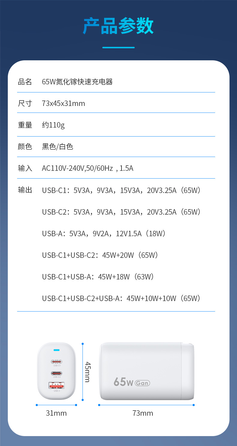 #多設備協(xié)議# 顧佰特65W氮化鎵充電器.jpg